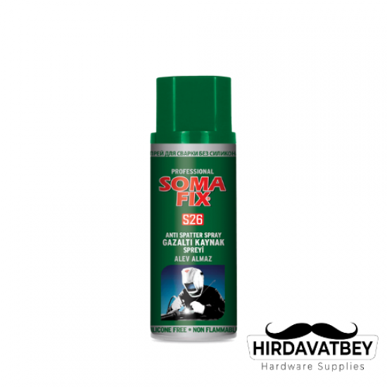 SOMAFİX GAZALTI KAYNAK SPREYLERİ SİLİKONSUZ - S26 400 ML / 1 KOLİ 24 ADET