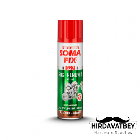 SOMAFİX PAS SÖKÜCÜ VE YAĞLAYICI SPREY - S27 250 ML / 1 KOLİ 12 ADET