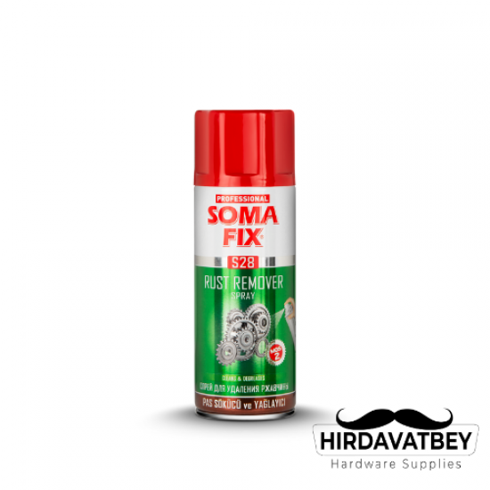 SOMAFİX PAS SÖKÜCÜ VE YAĞLAYICI SPREY - S28 400 ML / 1 KOLİ 12 ADET