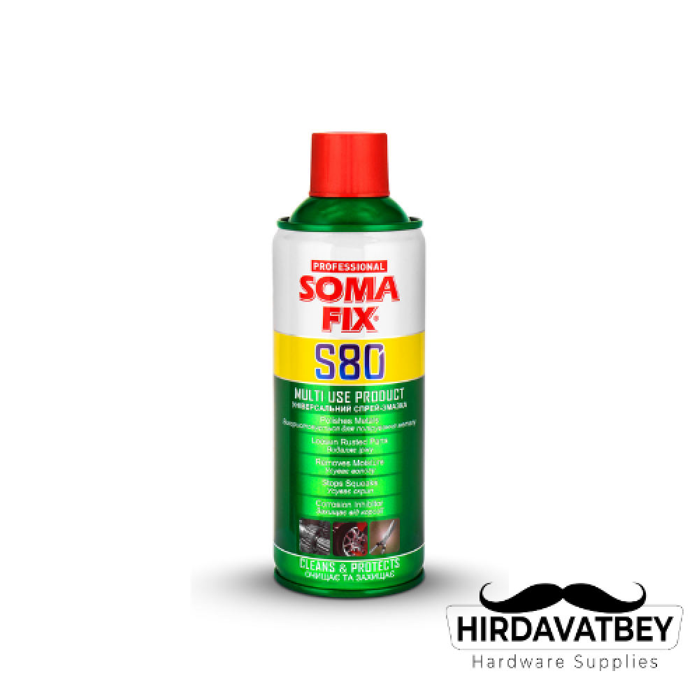 SOMAFİX S80 ÇOK AMAÇLI SPREY 400 ML / 1 KOLİ 24 ADET