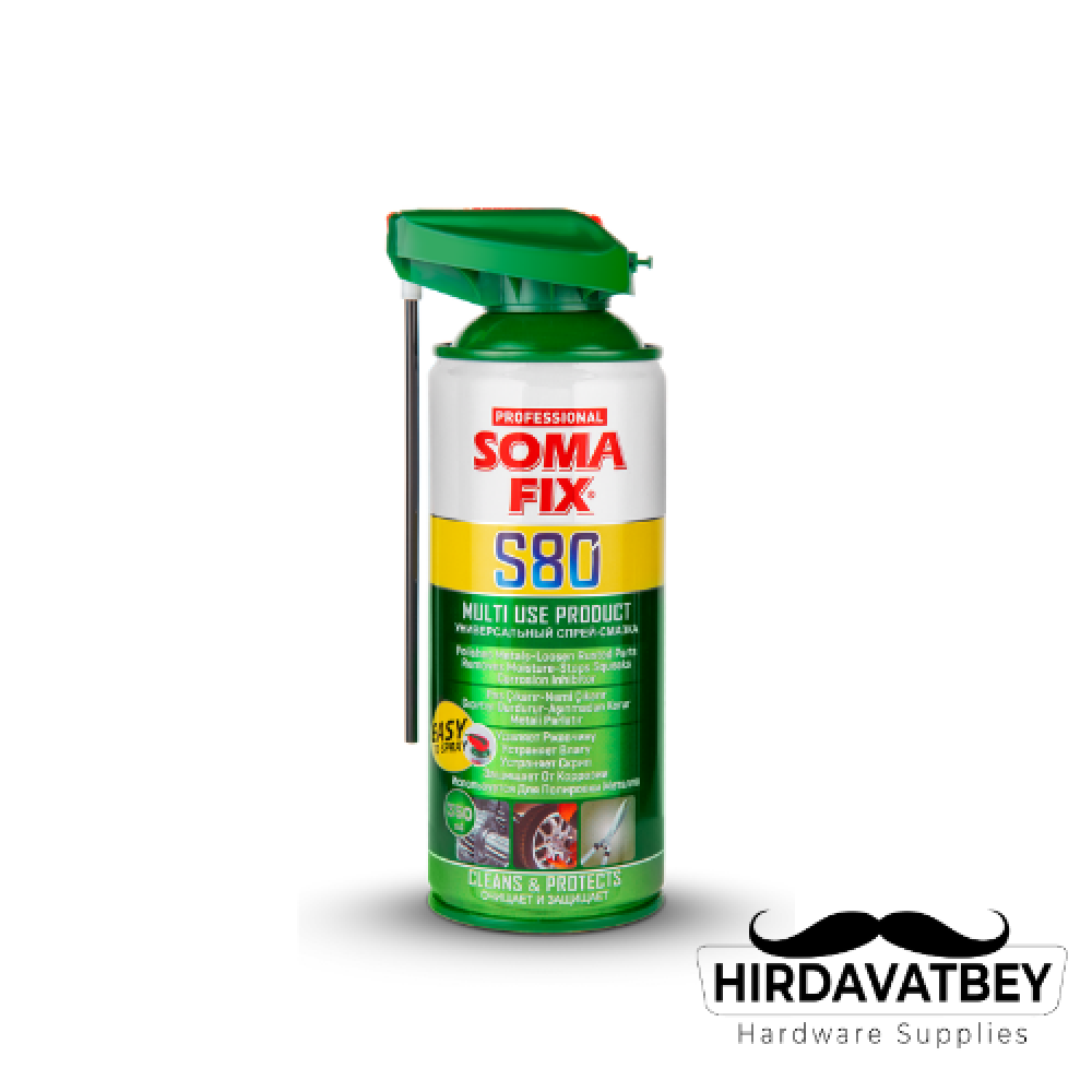 SOMAFİX ÇOK AMAÇLI SPREY - S80 350 ML / 1 KOLİ 24 ADET
