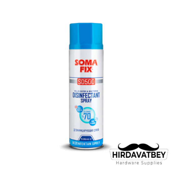 SOMAFİX DEZENFEKTAN SPREY SD500 500 ML / 1 KOLİ 12 ADET
