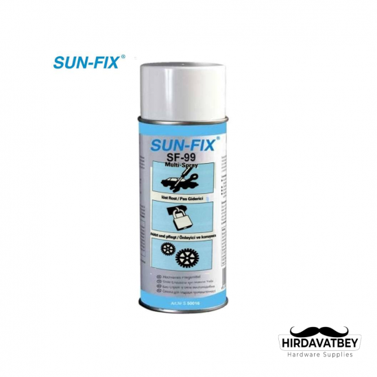 SUN-FIX ÇOK AMAÇLI YAĞLAMA SPREYİ MULTI SPRAY - SF-99 / 400 ML
