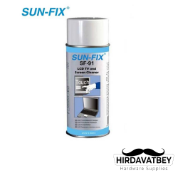 SUN-FIX YTFT/LCD TV EKRAN TEMIZLEYICI SPREY - SF-91 / 200 ML