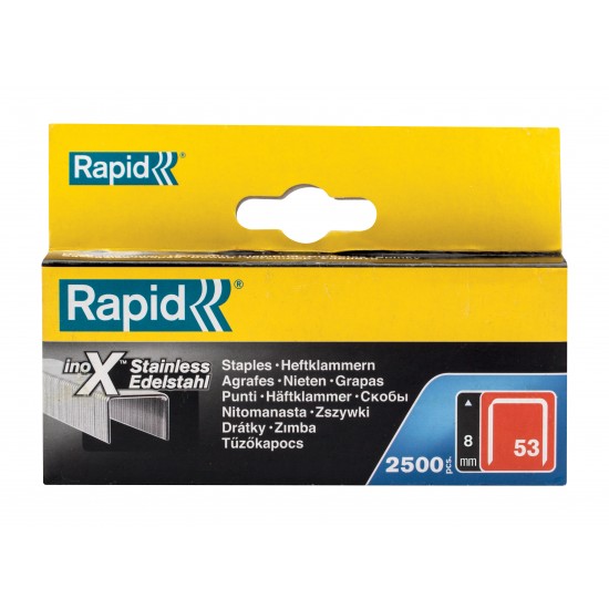 RAPİD ZIMBA TELİ 53/8 2.5M PASLANMAZ ÇELİK RAPİD ZIMBA TELİ 53/8 2.5M PASLANMAZ ÇELİK