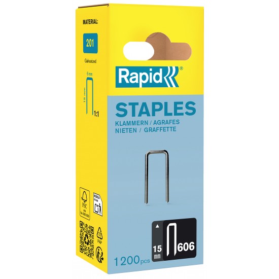 RAPİD ZIMBA TELİ 606/15MM 1.2M U REÇİNE KAPLI RAPİD ZIMBA TELİ 606/15MM 1.2M U REÇİNE KAPLI