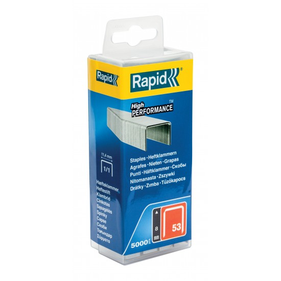 RAPİD ZIMBA TELİ 53/8 5M PLASTİK KUTU RAPİD ZIMBA TELİ 53/8 5M PLASTİK KUTU